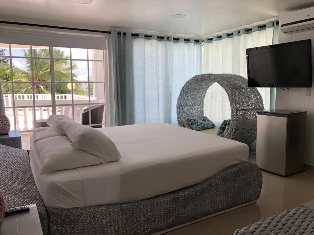 Le Castel Blanc Hotel Boutique ซานอันเดรส ภายนอก รูปภาพ